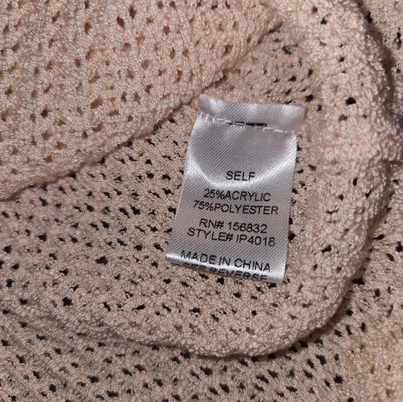 Macaron Oversized Knit Sweat With Short Sleeves In Size Small - Picture 8 of 11